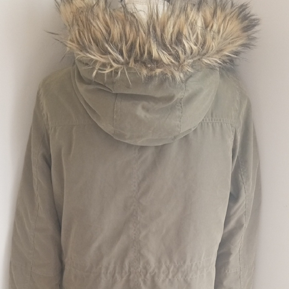 NWOT Brave Soul Olive Parka Coat - Picture 7 of 17